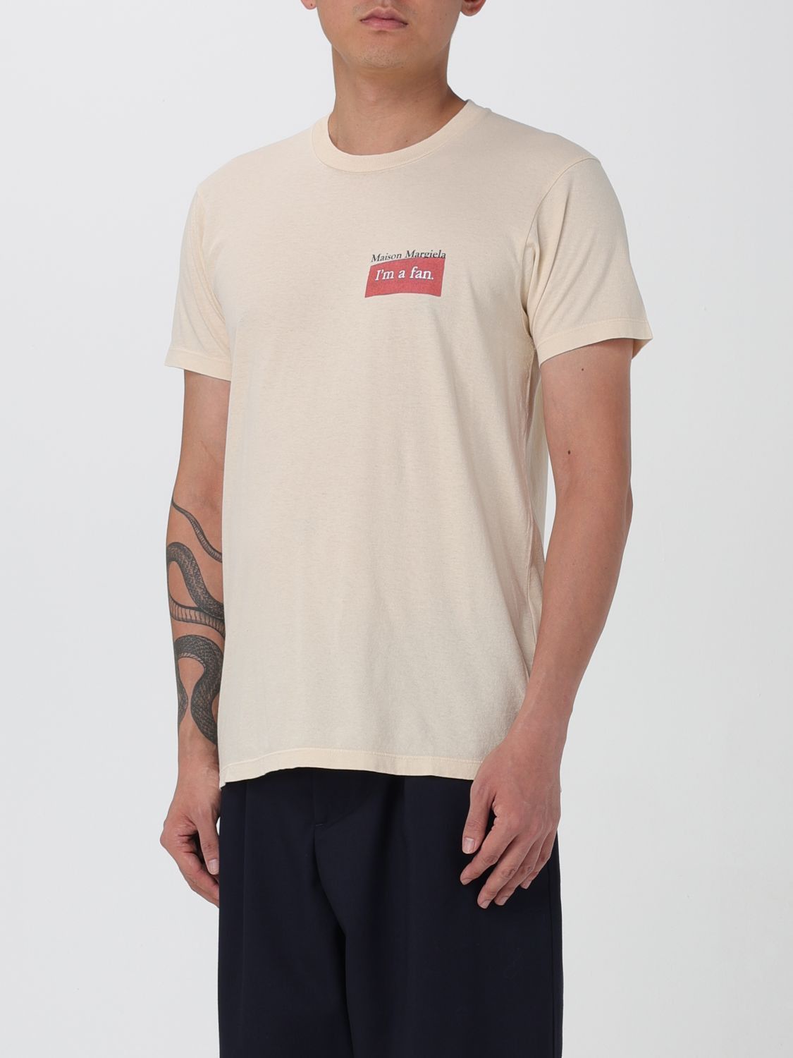 Maison Margiela Maison Margiela T-Shirt Men Beige Size US M / EU 48-50 / 2 - 4 Thumbnail