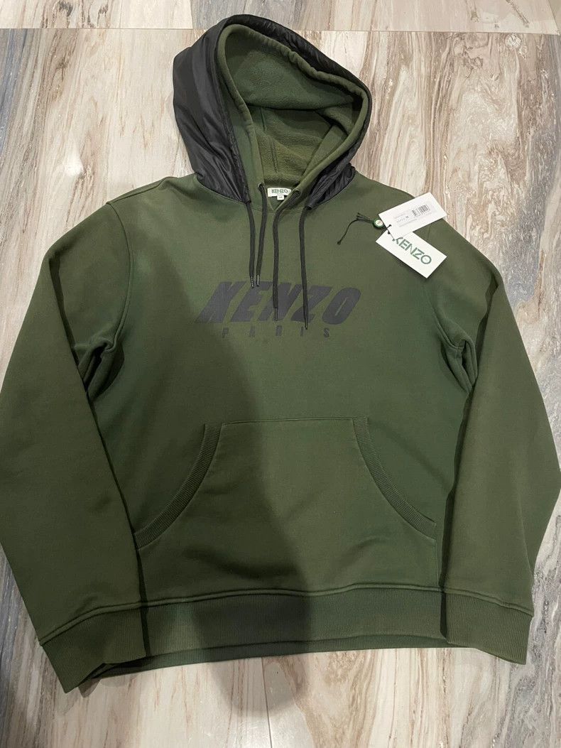 Japanese Brand KENZO Men's Green Hooded Sweatshirt - dmc Size US M / EU 48-50 / 2 - 3 Thumbnail