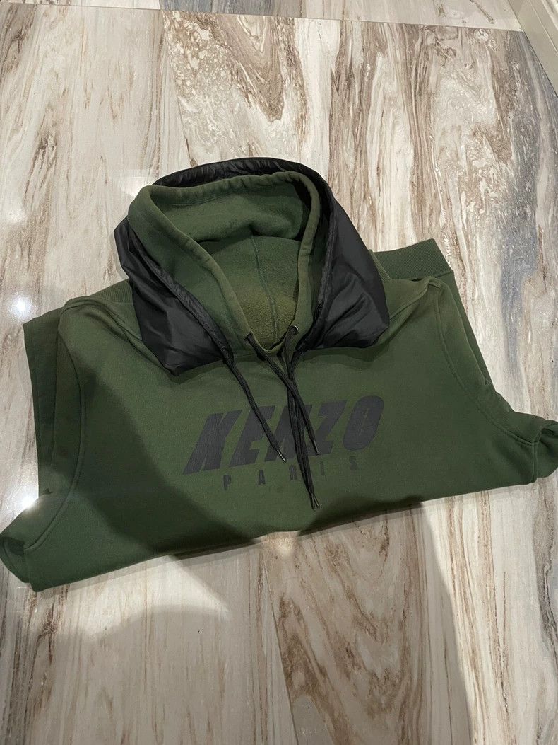 Japanese Brand KENZO Men's Green Hooded Sweatshirt - dmc Size US M / EU 48-50 / 2 - 2 Thumbnail