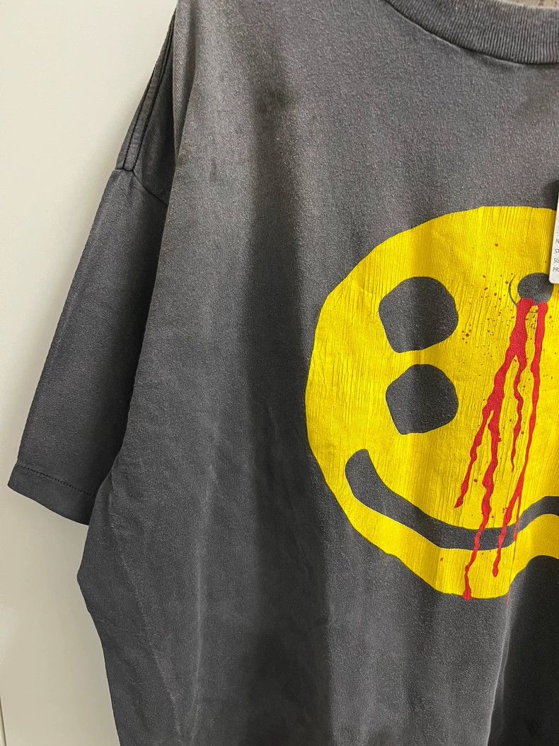 Saint Michael SAINT × CPFM Smile SS Tee Black - dmc Size US XL / EU 56 / 4 - 5 Thumbnail