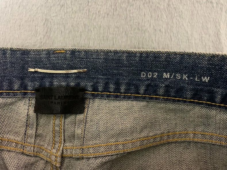Saint Laurent Paris Saint Laurent Distressed Denim Jeans - dmc Size US 30 / EU 46 - 4 Thumbnail