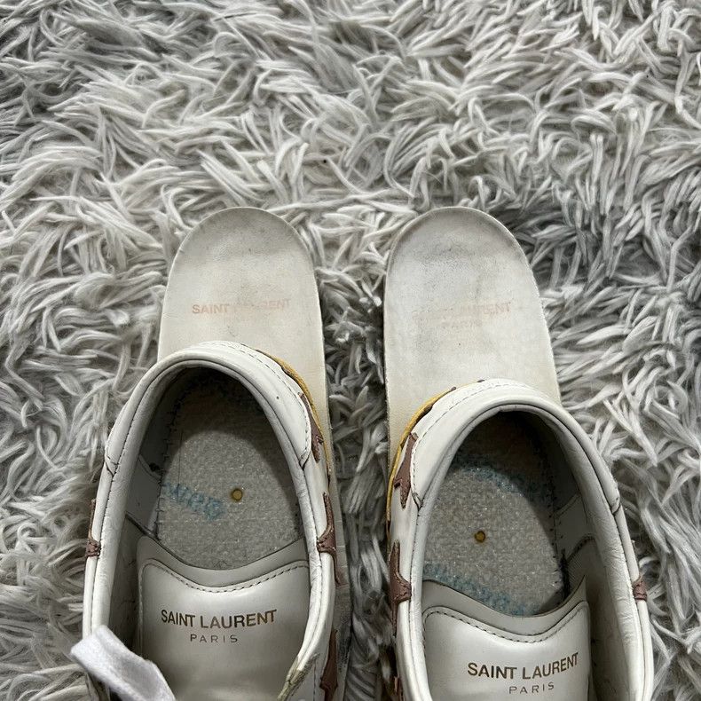 Saint Laurent Paris Saint Laurent Pink Star Low-Top Sneakers - dmc Size US 5 / EU 37 - 5 Thumbnail