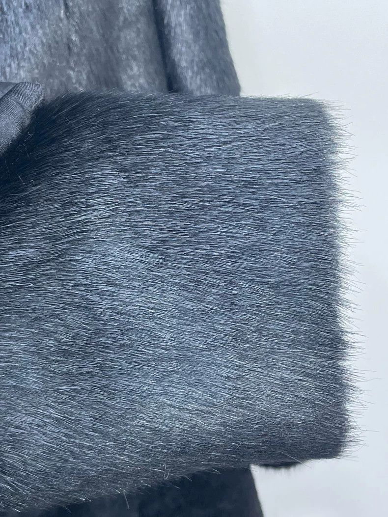 Saint Laurent Paris SAINT LAURENT Black Faux Fur Coat - dmc Size US M / EU 48-50 / 2 - 4 Thumbnail