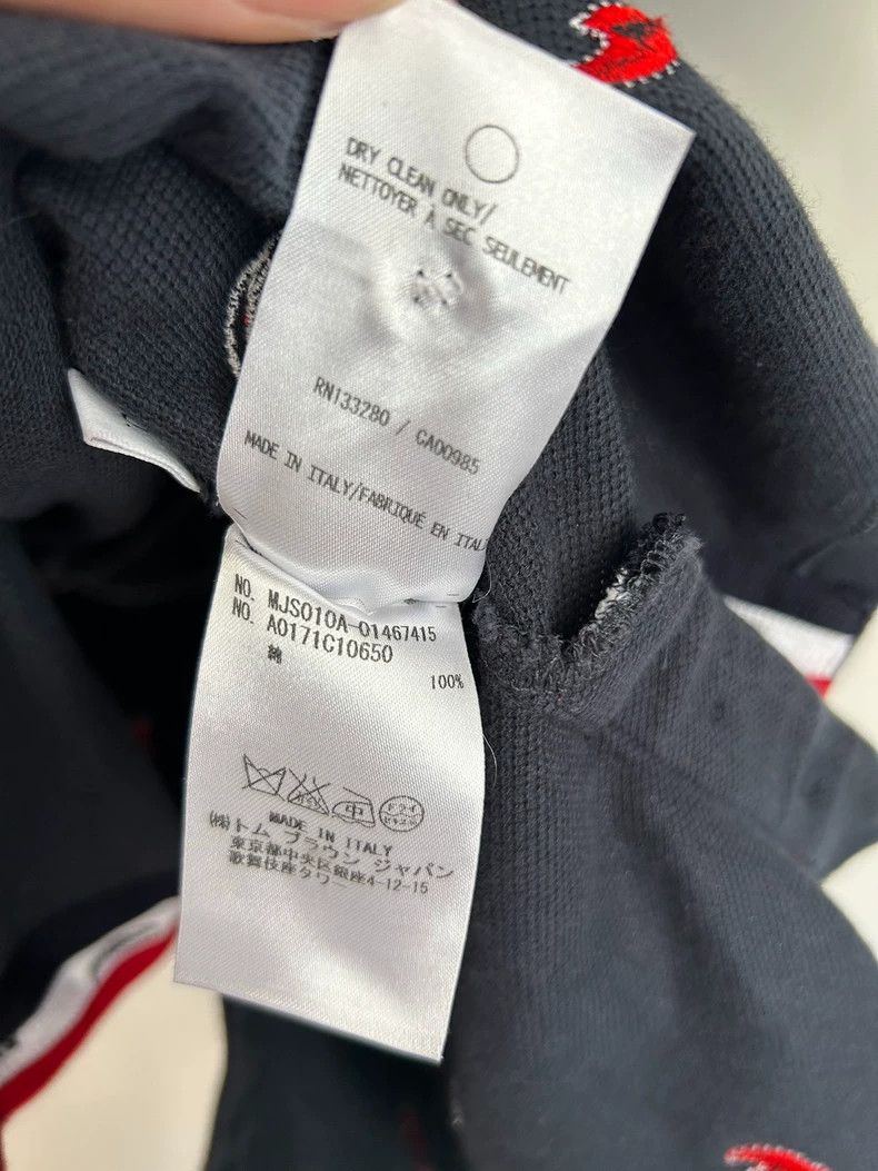 Thom Browne Thom Browne Embroidered Short Sleeve Tee - dmc Size US S / EU 44-46 / 1 - 5 Thumbnail