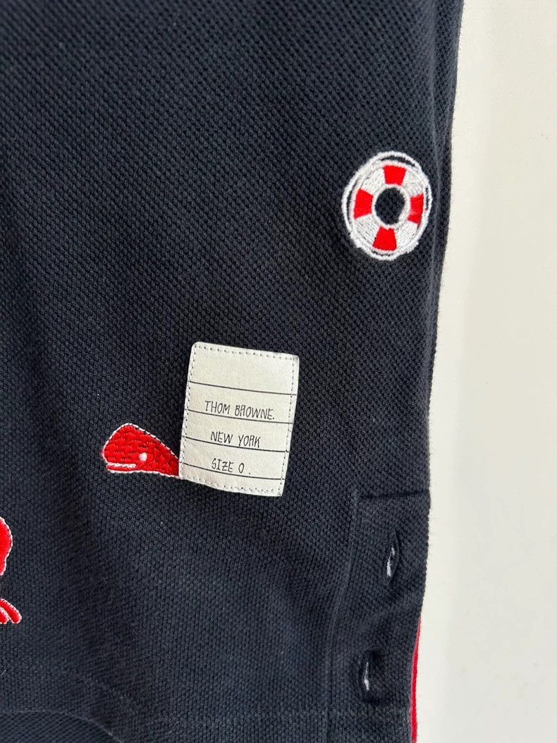 Thom Browne Thom Browne Embroidered Short Sleeve Tee - dmc Size US S / EU 44-46 / 1 - 3 Thumbnail