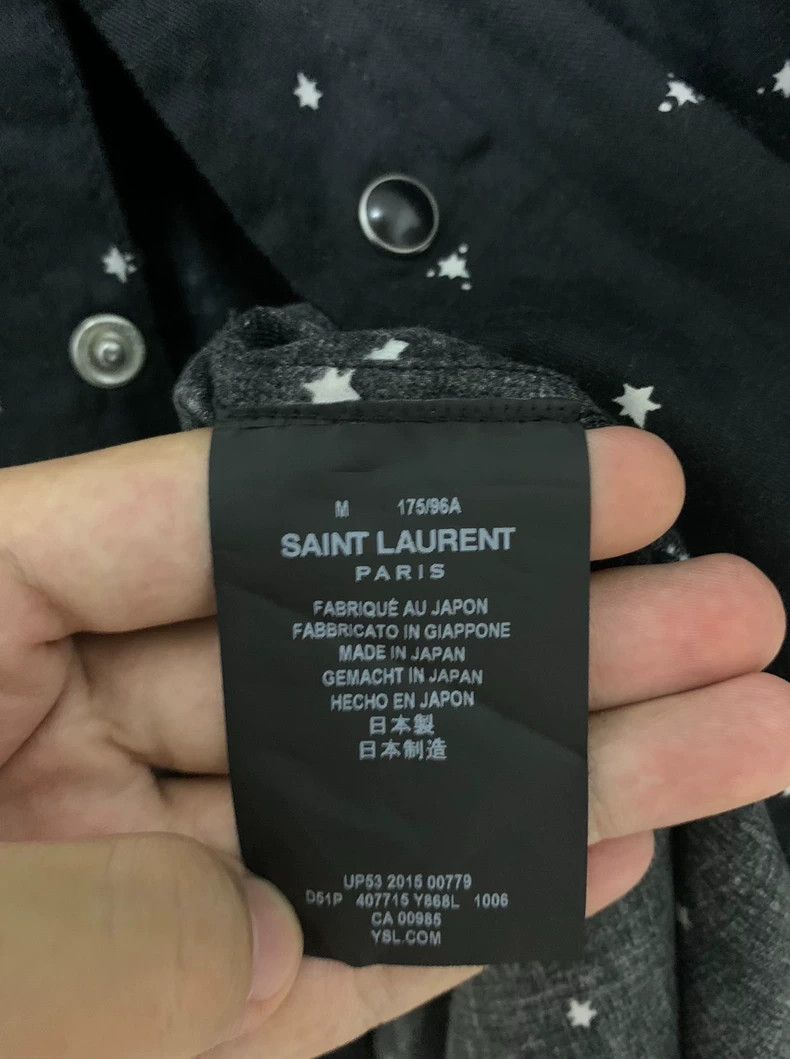 Saint Laurent Paris Saint Laurent Polka Dot Button Up Shirt - dmc Size US M / EU 48-50 / 2 - 4 Thumbnail