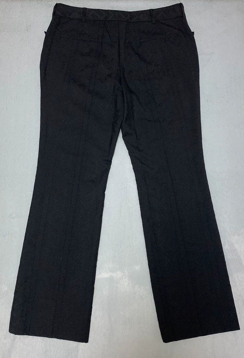 Saint Laurent Paris Saint Laurent Black Diamond Stripe Flare Pants - dmc Size US 31 - 2 Thumbnail