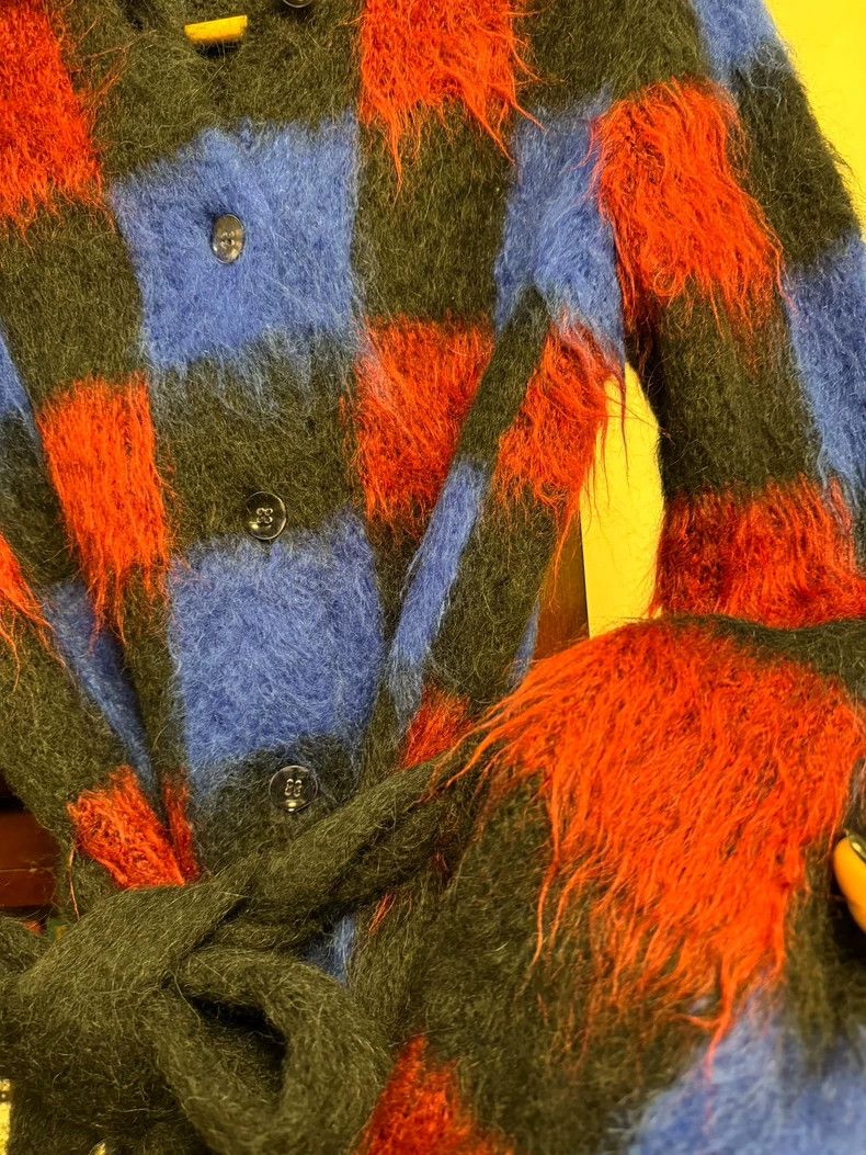 Vintage Kenzo Checkered Wool Blend Cardigan - dmc Size US M / EU 48-50 / 2 - 4 Thumbnail