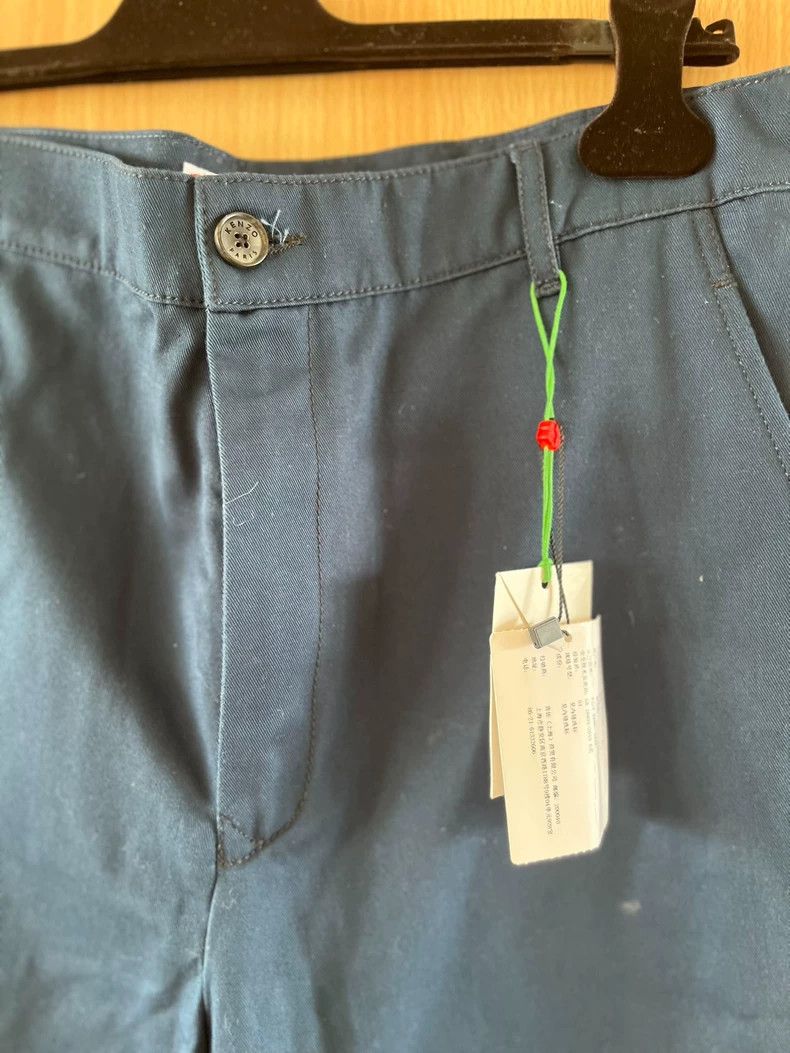 Vintage Kenzo French Logger Navy Blue Pants - dmc Size US 31 - 3 Thumbnail