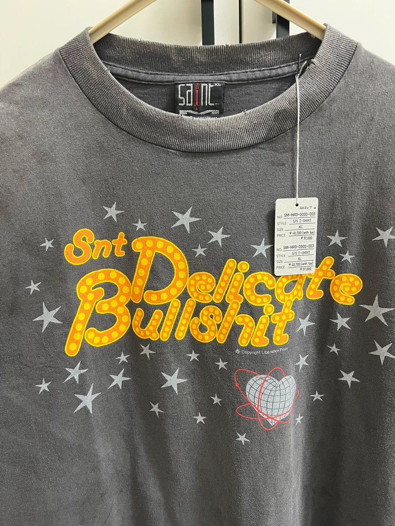 Saint Laurent Paris DELICATE BULLSHIT SS TEE/BLK - dmc Size US XL / EU 56 / 4 - 3 Thumbnail