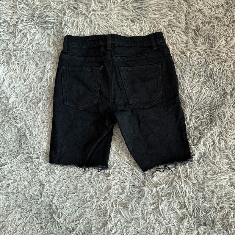 Saint Laurent Paris Saint Laurent Distressed Denim Shorts - dmc Size US 26 / EU 42 - 3 Thumbnail