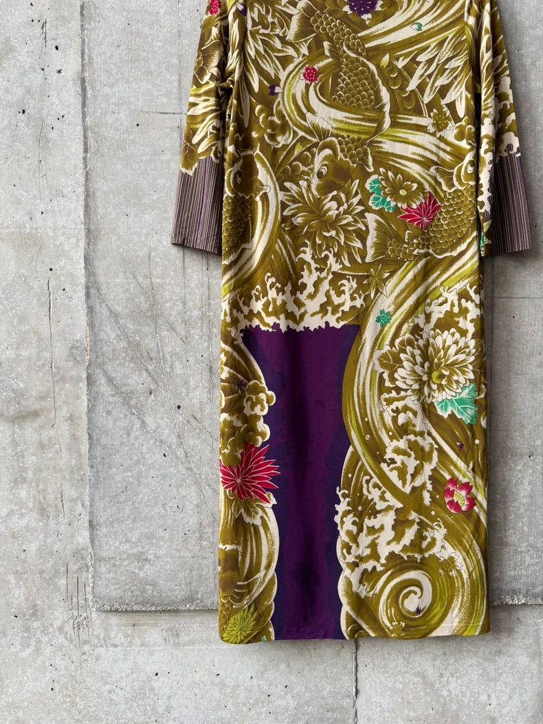 Kenzo Kenzo Vintage Carp Print Mesh Dress - dmc Size US 31 - 2 Thumbnail