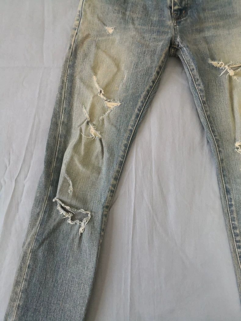 Saint Laurent Paris Saint Laurent Distressed Denim Jeans - dmc Size US 28 / EU 44 - 5 Thumbnail