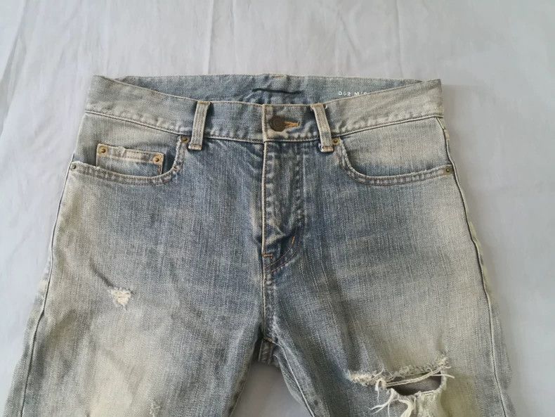 Saint Laurent Paris Saint Laurent Distressed Denim Jeans - dmc Size US 28 / EU 44 - 6 Thumbnail