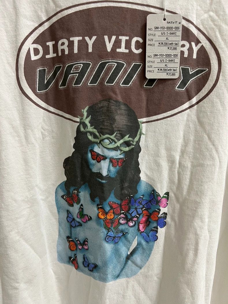 Saint Michael SAINT MICHAEL VANITY SS Jesus Butterfly Tee - dmc Size US XL / EU 56 / 4 - 4 Thumbnail