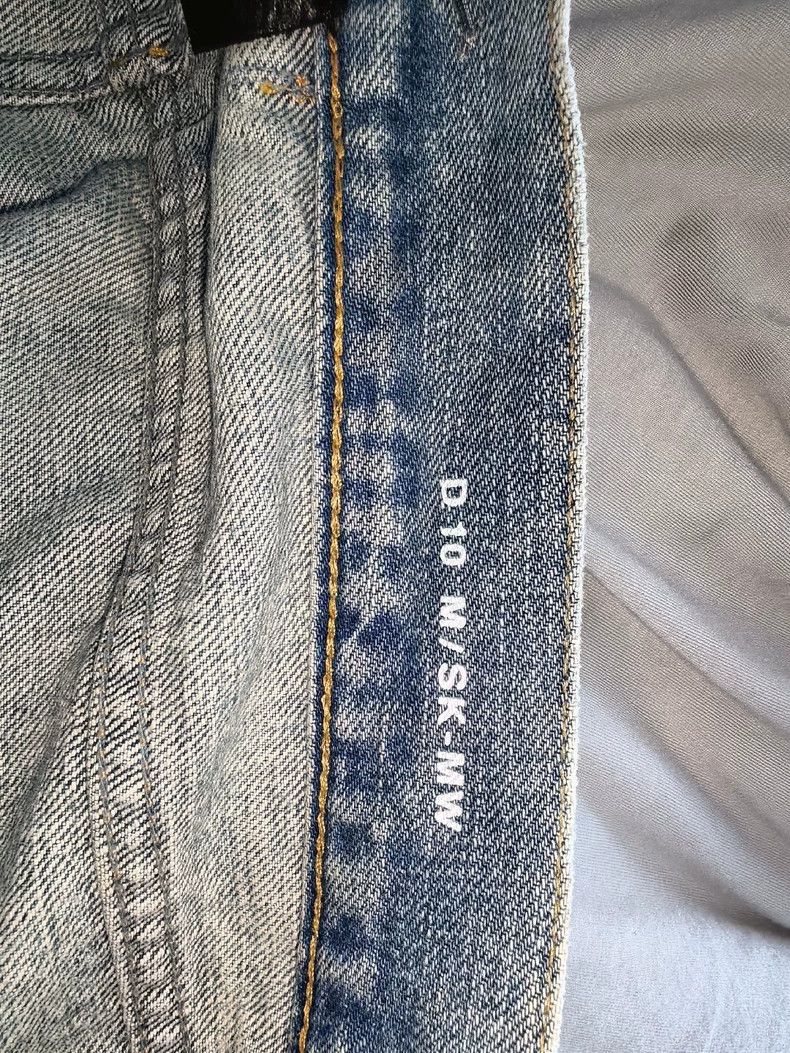 Saint Laurent Paris Saint Laurent Washed Blue Slim Jeans - dmc Size US 32 / EU 48 - 4 Thumbnail