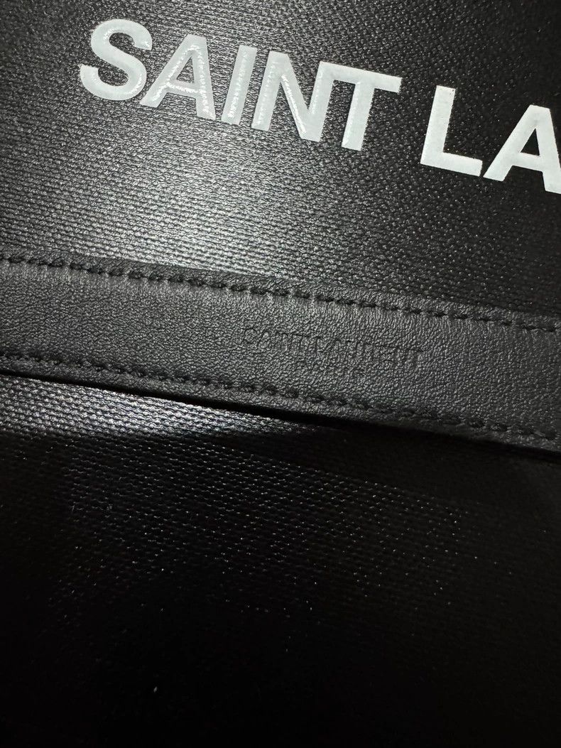 Saint Laurent Paris Saint Laurent YSL Black Silver Snake Belt - dmc Size ONE SIZE - 3 Thumbnail