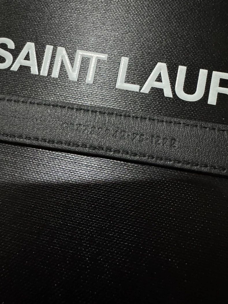 Saint Laurent Paris Saint Laurent YSL Black Silver Snake Belt - dmc Size ONE SIZE - 4 Thumbnail