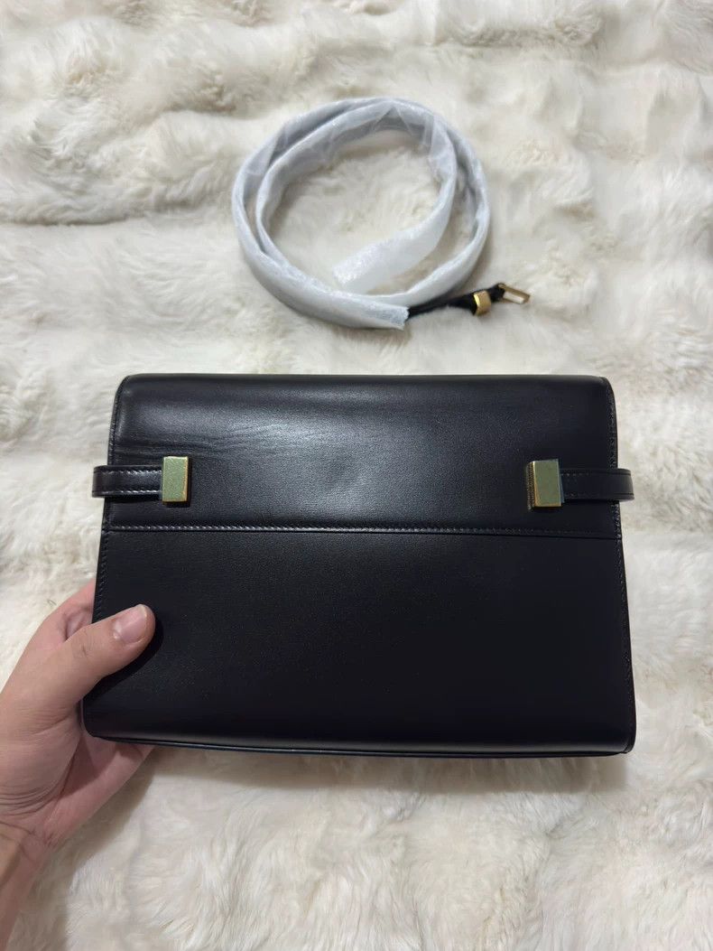 Saint Laurent Paris Saint Laurent Black Gold Manhattan Bag - dmc Size ONE SIZE - 3 Thumbnail