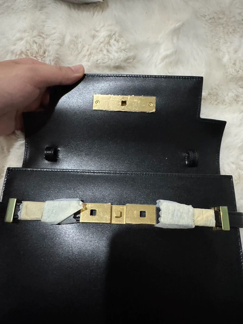 Saint Laurent Paris Saint Laurent Black Gold Manhattan Bag - dmc Size ONE SIZE - 6 Thumbnail