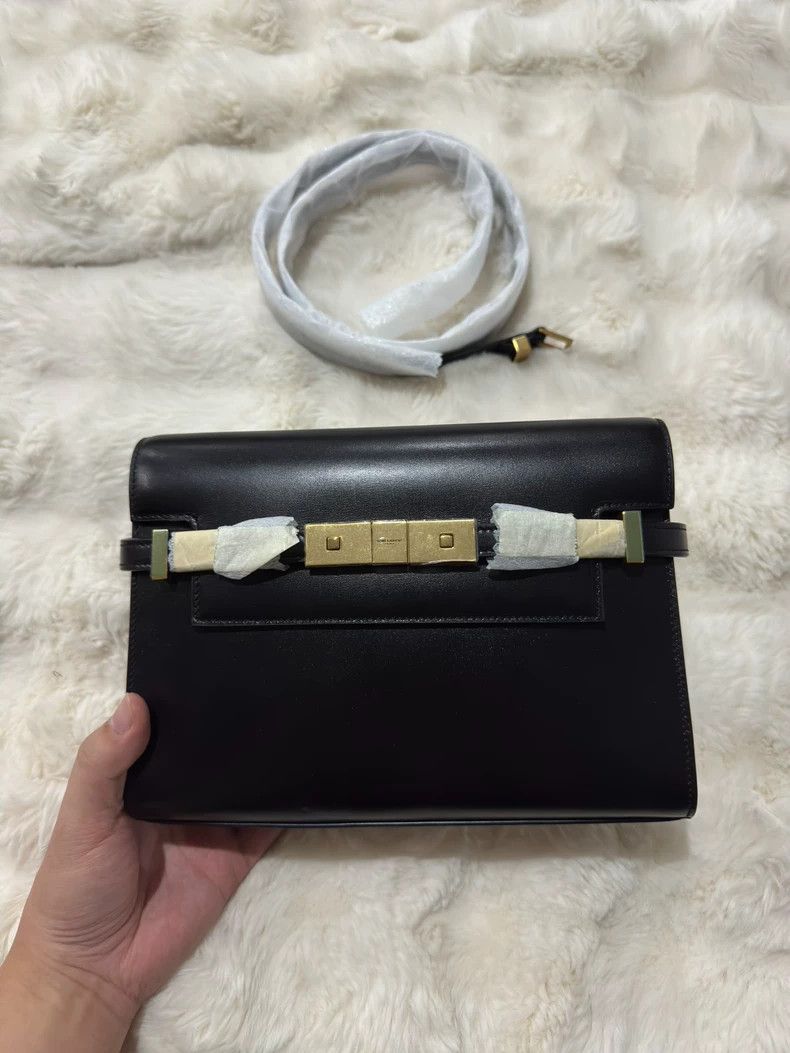 Saint Laurent Paris Saint Laurent Black Gold Manhattan Bag - dmc Size ONE SIZE - 2 Thumbnail