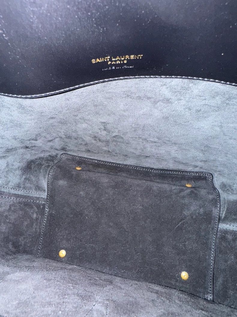 Yves Saint Laurent YSL Le37 Large Black Leather Hobo Bag - dmc Size ONE SIZE - 7 Thumbnail