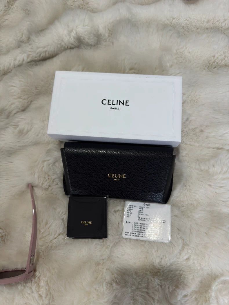 Celine Celine Triomphe Logo Sunglasses - dmc Size ONE SIZE - 9 Thumbnail