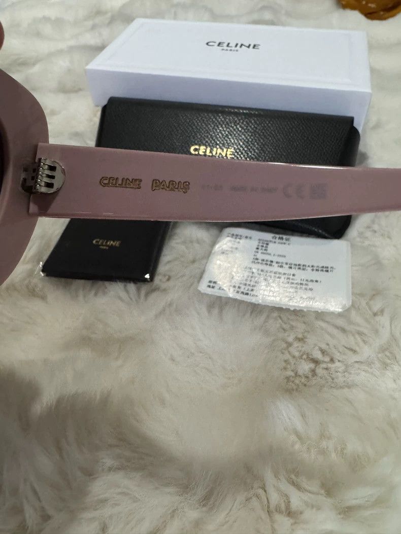 Celine Celine Triomphe Logo Sunglasses - dmc Size ONE SIZE - 5 Thumbnail