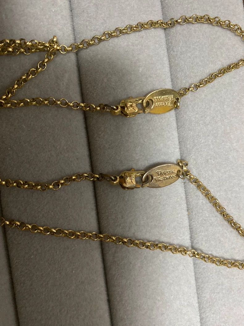 Vivienne Westwood Vivienne Westwood Pink Saturn Necklace - dmc Size ONE SIZE - 7 Thumbnail