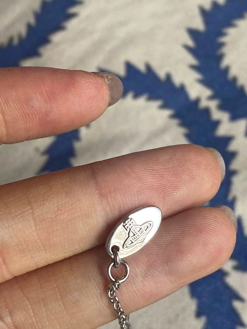 Vivienne Westwood Vivienne Westwood White Heart Pendant Necklace - dmc Size ONE SIZE - 5 Thumbnail