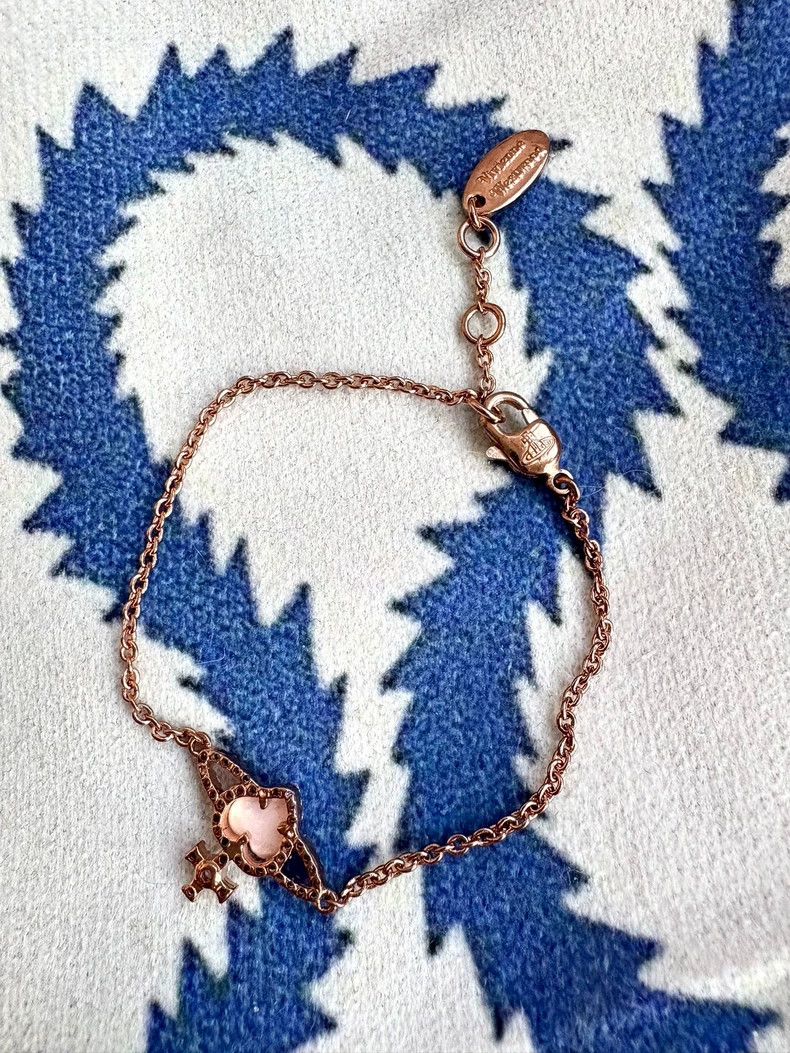 Vivienne Westwood Vivienne Westwood Pink Heart Bracelet - dmc Size ONE SIZE - 2 Thumbnail