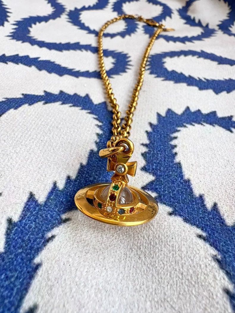 Vivienne Westwood Vivienne Westwood Gold Orb Pendant Necklace - dmc Size ONE SIZE - 2 Thumbnail