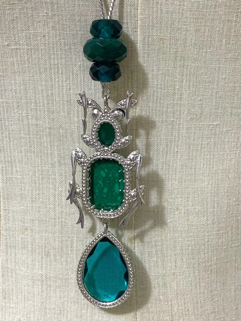 Vivienne Westwood Vivienne Westwood Green Insect Spider Necklace - dmc Size ONE SIZE - 4 Thumbnail