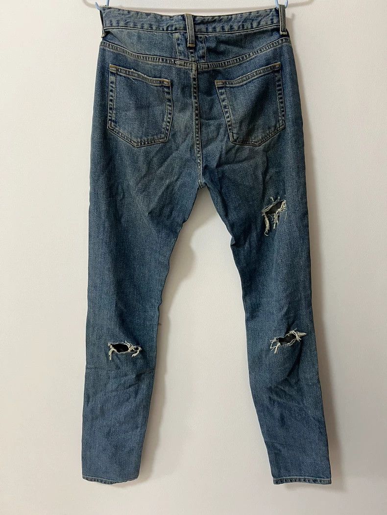 Saint Laurent Paris Saint Laurent Distressed Denim Jeans - dmc Size US 28 / EU 44 - 2 Thumbnail