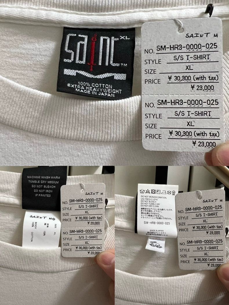 Saint Michael SAINT Super Dirty Slogan TEE - dmc Size US XL / EU 56 / 4 - 8 Thumbnail