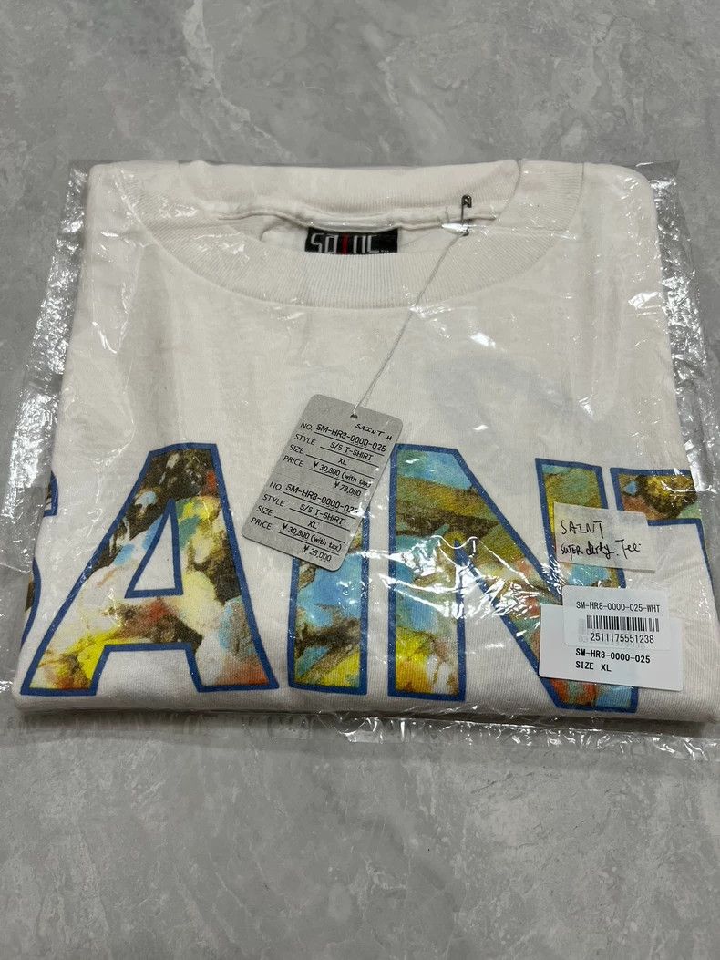 Saint Michael SAINT Super Dirty Slogan TEE - dmc Size US XL / EU 56 / 4 - 7 Thumbnail