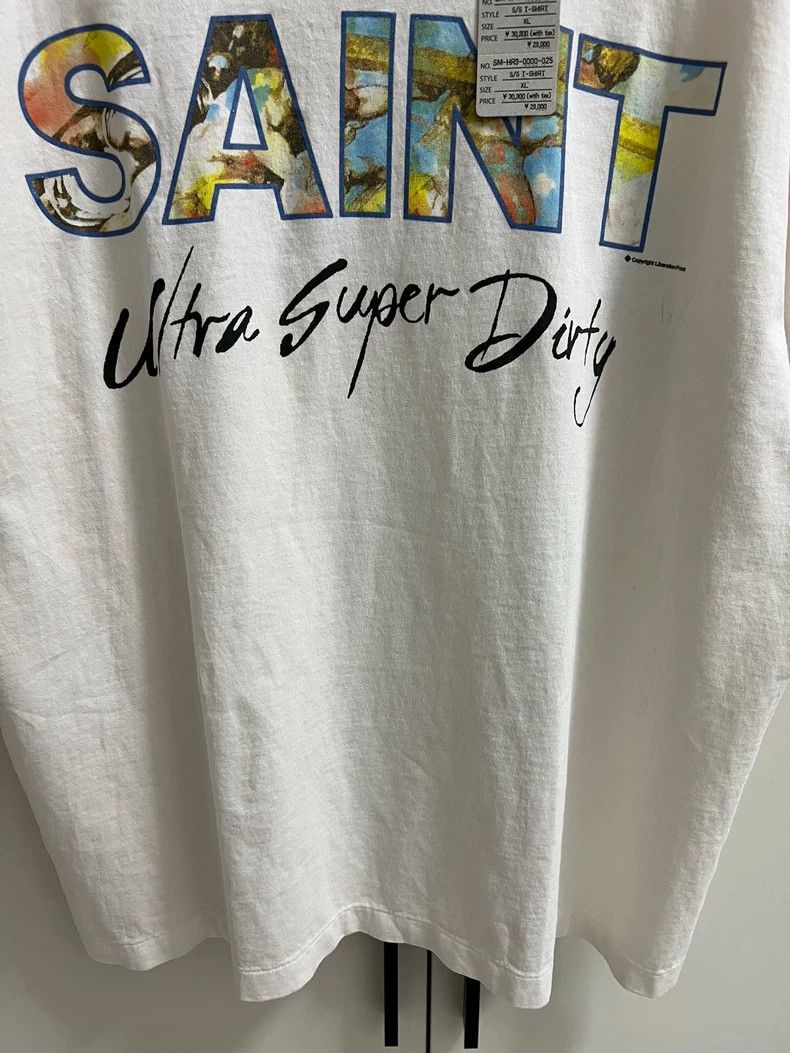 Saint Michael SAINT Super Dirty Slogan TEE - dmc Size US XL / EU 56 / 4 - 4 Thumbnail