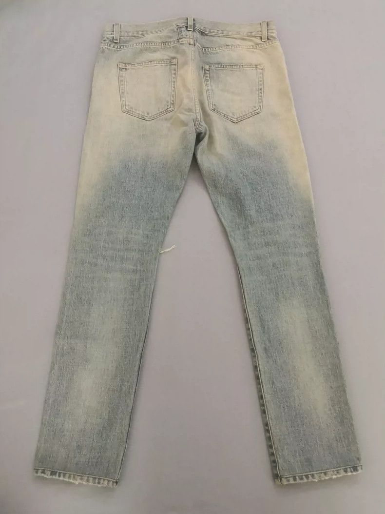 Saint Laurent Paris Saint Laurent Distressed Denim Jeans - dmc Size US 31 - 5 Thumbnail