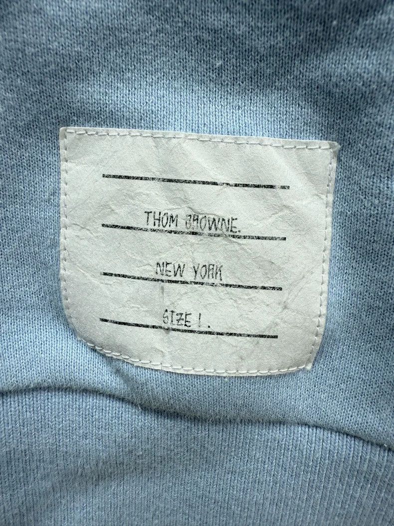Thom Browne Thom Browne Blue Zip Hoodie Jacket - dmc Size US M / EU 48-50 / 2 - 5 Thumbnail