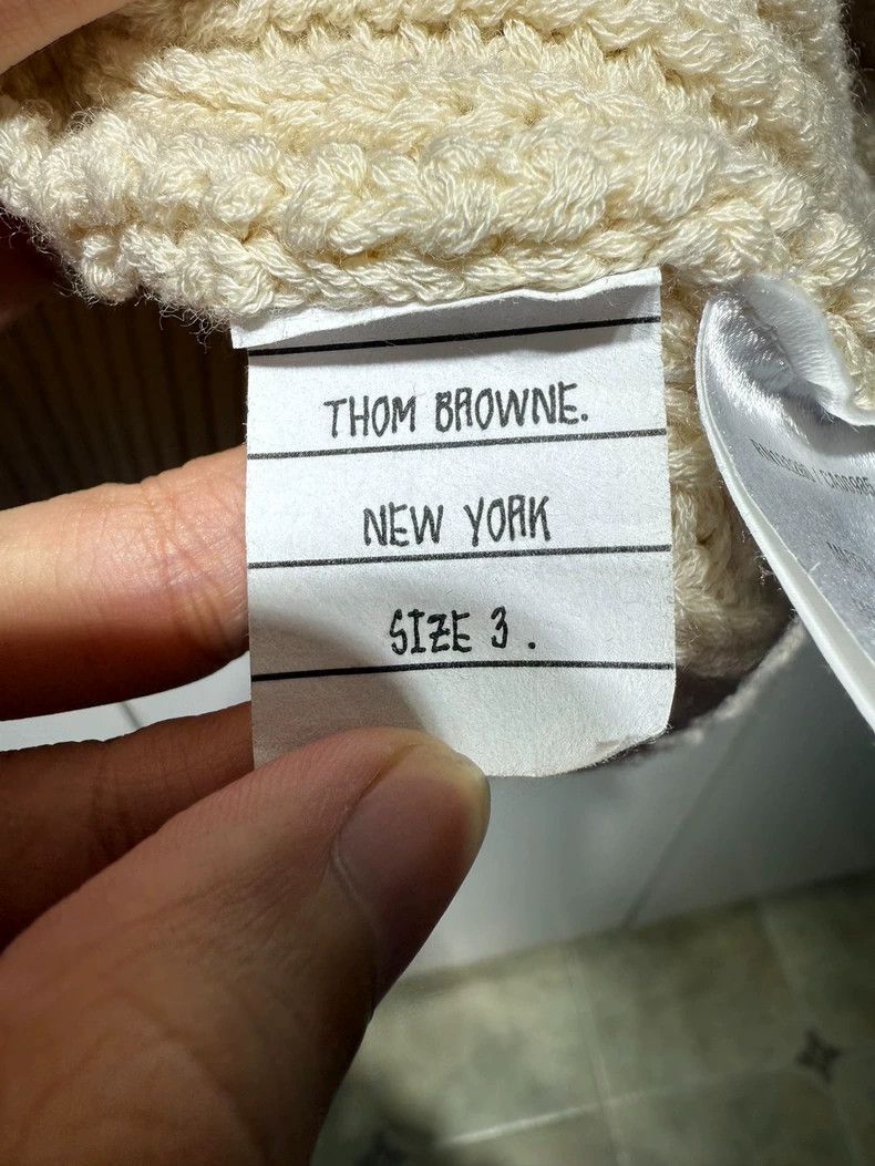 Thom Browne Thom Browne Beige Wool Sweater - dmc Size US M / EU 48-50 / 2 - 4 Thumbnail