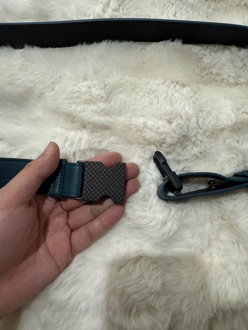 Bottega Veneta Bottega Veneta Automatic Buckle Leather Belt - dmc Size ONE SIZE - 4 Thumbnail