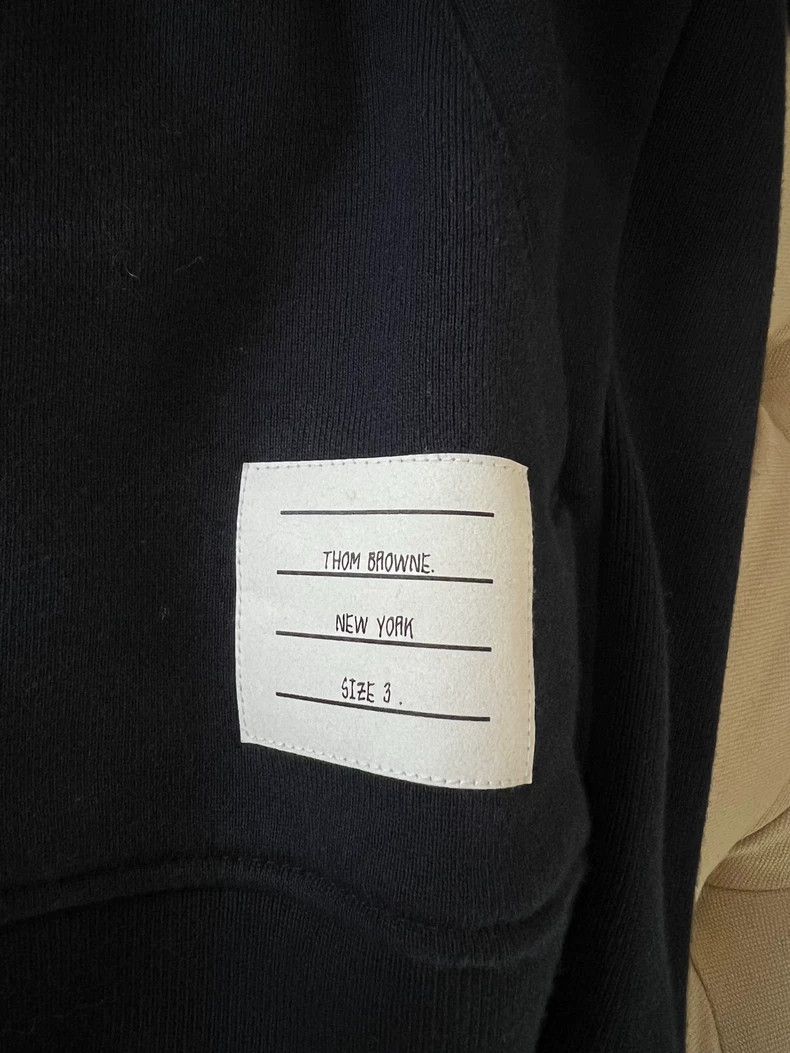 Thom Browne Thom Browne Navy Zip Hoodie - dmc Size US M / EU 48-50 / 2 - 5 Thumbnail