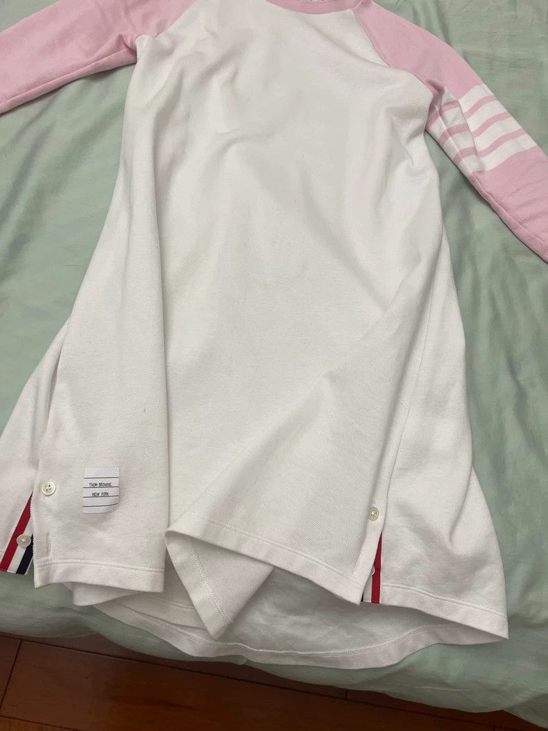 Thom Browne TB Pink Long Sleeve Dress - dmc Size US S / EU 44-46 / 1 - 3 Thumbnail