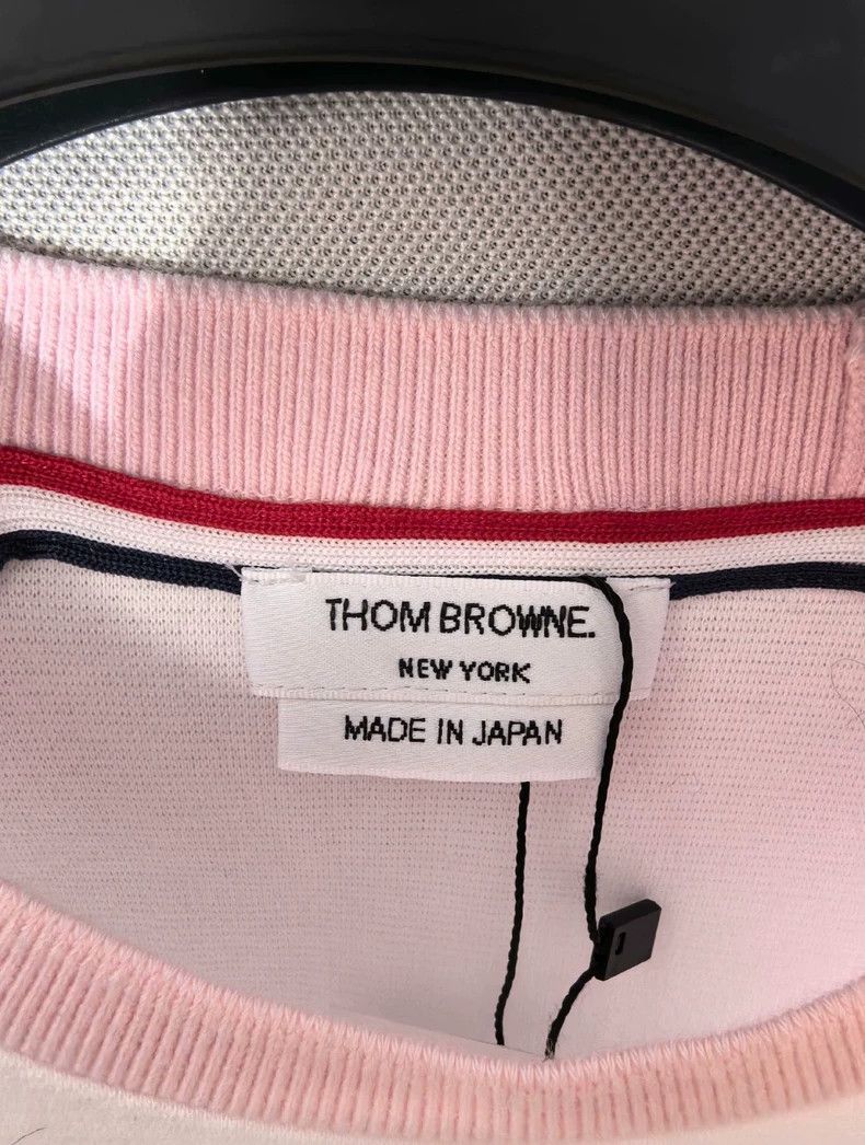 Thom Browne ThomBrown Cotton Pink White Dress - dmc Size US M / EU 48-50 / 2 - 3 Thumbnail