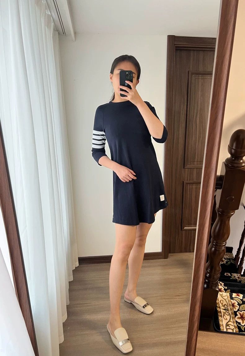Thom Browne Thom Browne Classic Short Sleeve Dress - dmc Size US S / EU 44-46 / 1 - 2 Thumbnail