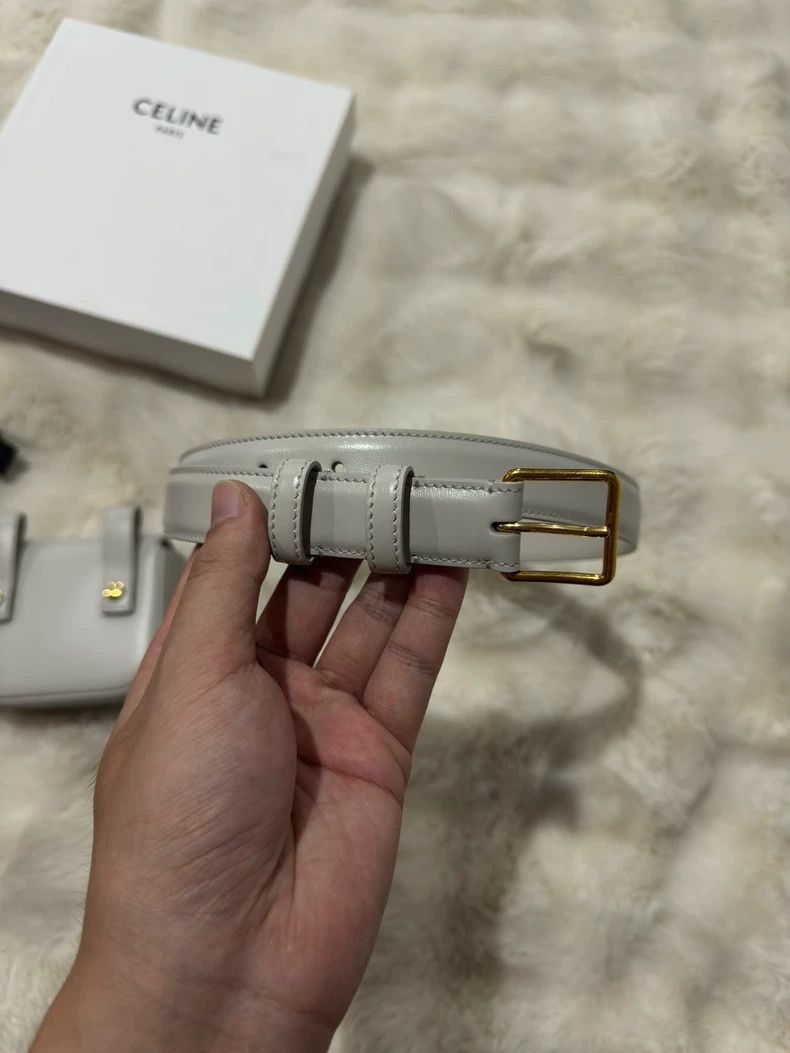 Celine Celine Triomphe Mini Belt Bag - dmc Size ONE SIZE - 4 Thumbnail