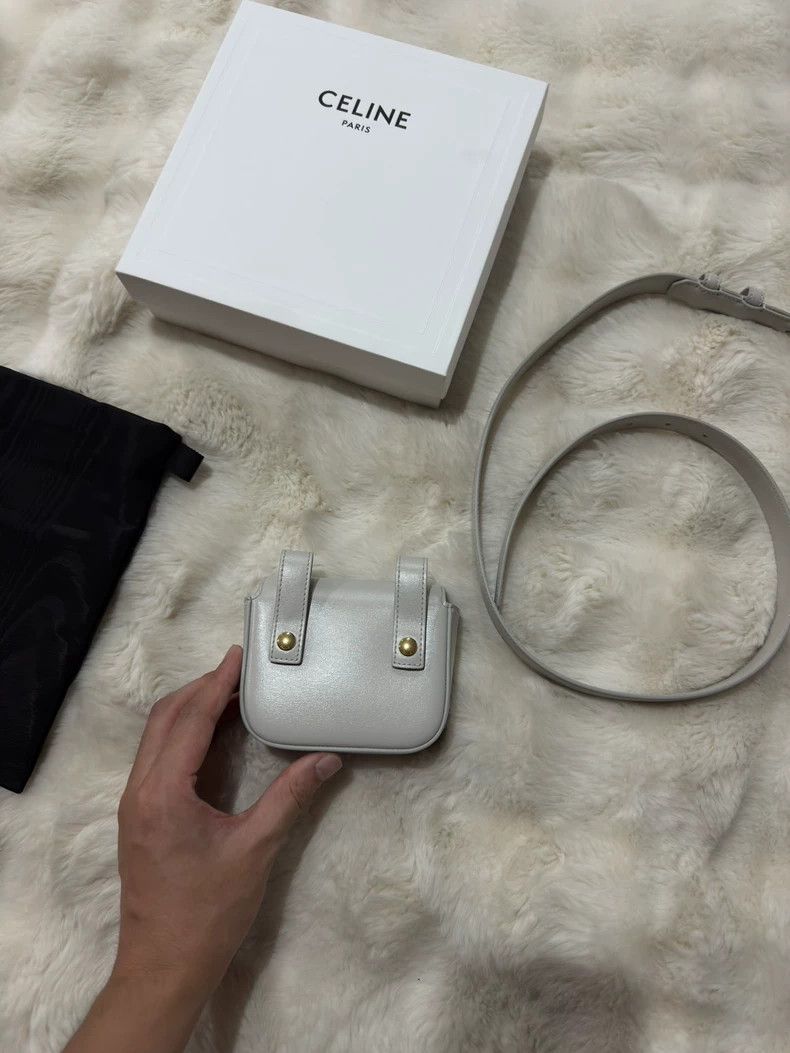 Celine Celine Triomphe Mini Belt Bag - dmc Size ONE SIZE - 3 Thumbnail