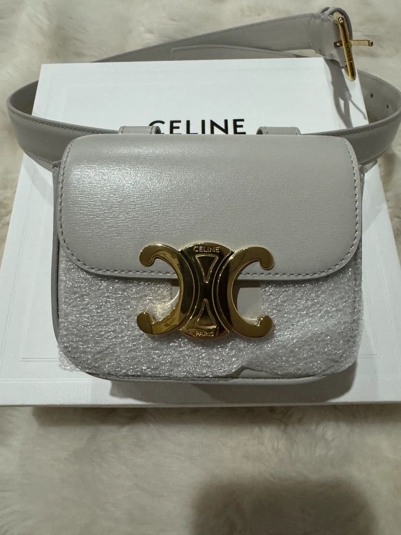 Celine Celine Triomphe Mini Belt Bag - dmc Size ONE SIZE - 2 Thumbnail