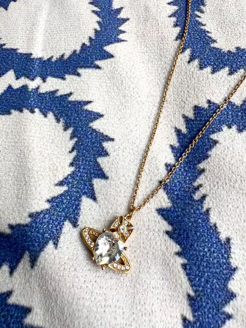 Vivienne Westwood Vivienne Westwood Gold Heart Necklace - dmc Size ONE SIZE - 3 Thumbnail