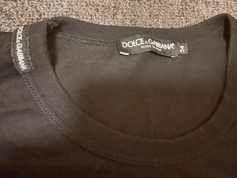 Dolce & Gabbana Dolce&Gabbana Men's Black T-Shirt-yf Size US L / EU 52-54 / 3 - 3 Thumbnail